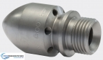 Granat-RR-Düsen ST-49 / Außendurchmesser 30mm / 1/2" Außengewinde AGR Dichtkonus / 30° Strahlwinkel / ​6 Bohrungen hinten / 1 Bohrung vorn